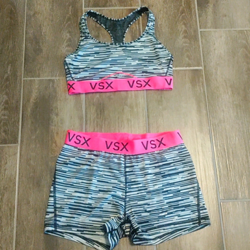 Victoria's secret VSX bra and short (large)